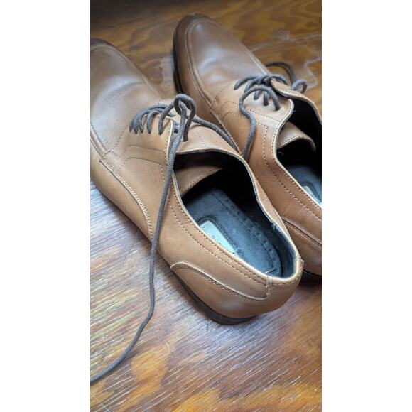 Alfani Platinum Alf Lewis Men\'s Tan Leather Apron Toe Derby Dress Shoes Size 10M main image 7